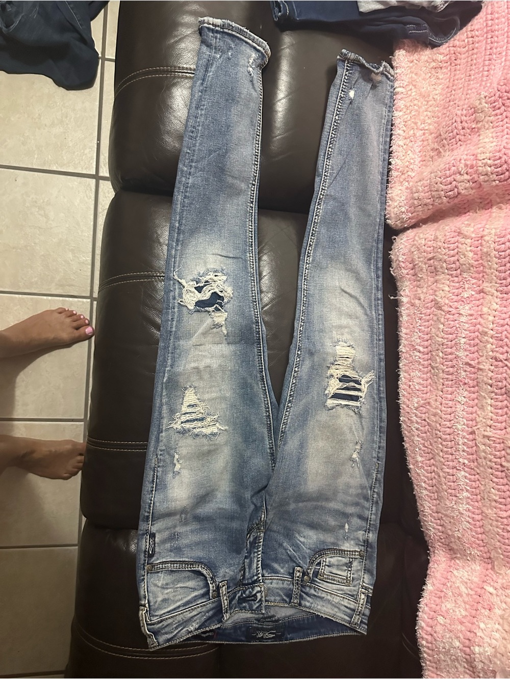 Silver Jeans Girl-Friendly Medium Blue Denim Jeans